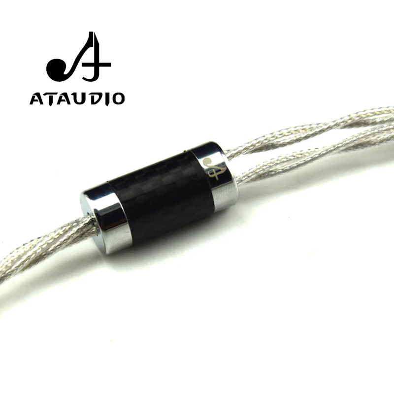 Кабель ATAUDIO Hi Fi с посеребренным разъемом 3 5 мм на 2RCA end Aux двойной RCA MP3/MP4