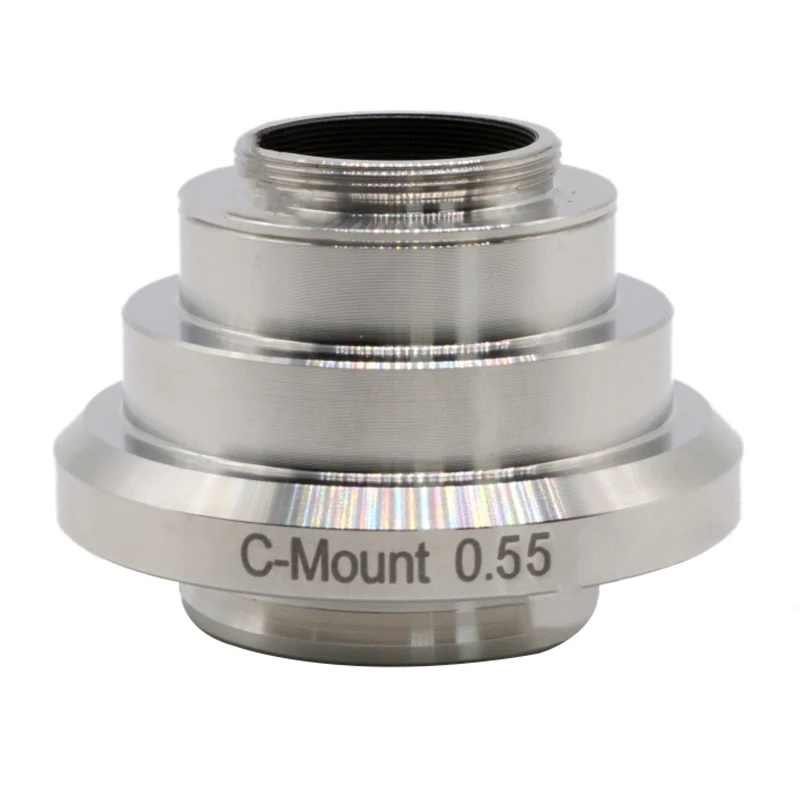

0.55X Microscope Phototube C-Mount Adaptor C Mount CCD Camera Adapter Lens for Leica UIS DM Series Trinocular Microscope