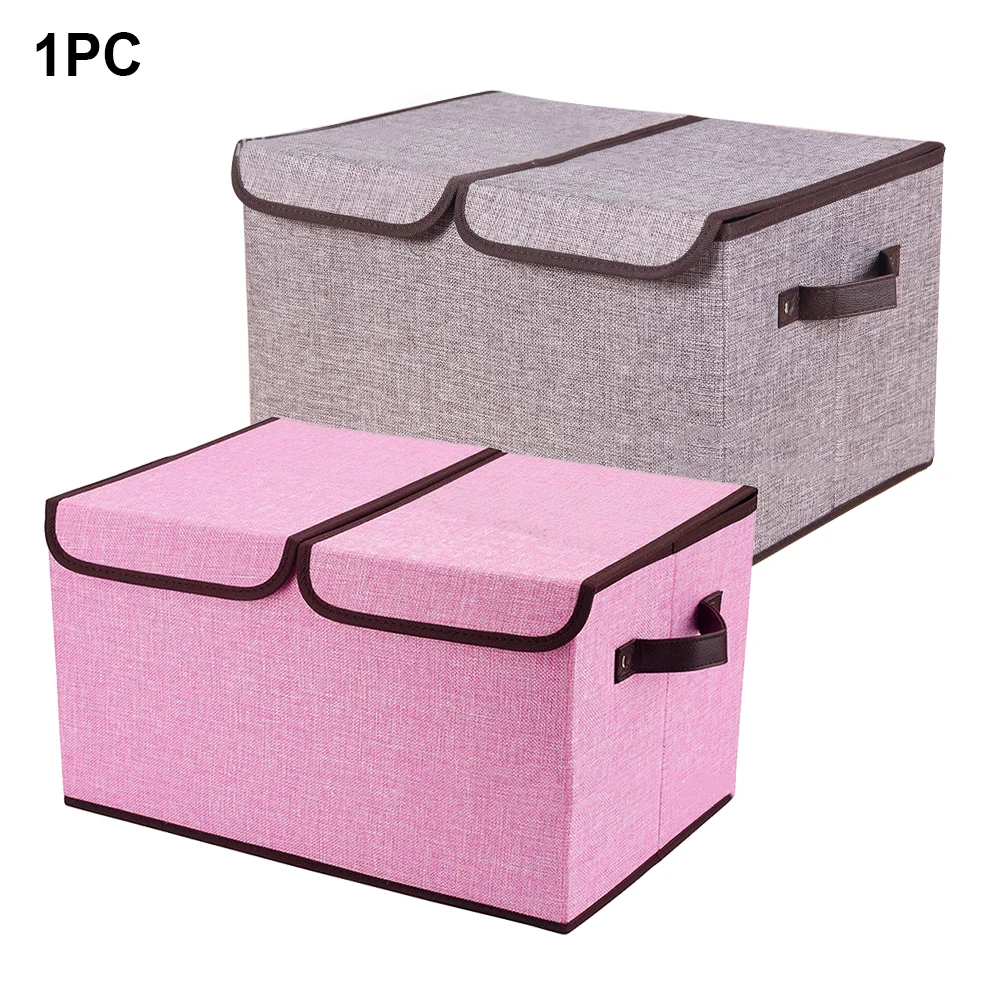 2019 2 Lattice Organizer Non Woven Clothes With Lid Bedroom Storage Getsubject Aeproduct
