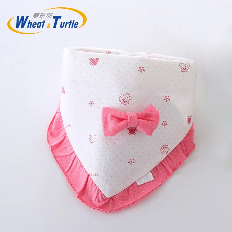 

Baby bibs waterproof triangle Cotton Cartoon Child Baberos Bandana bibs babador dribble Newborn slabber Absorbent cloth Random