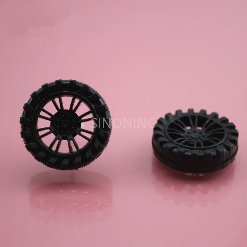 2 35mm plastic toy wheel DIY for 2mm shaft model
