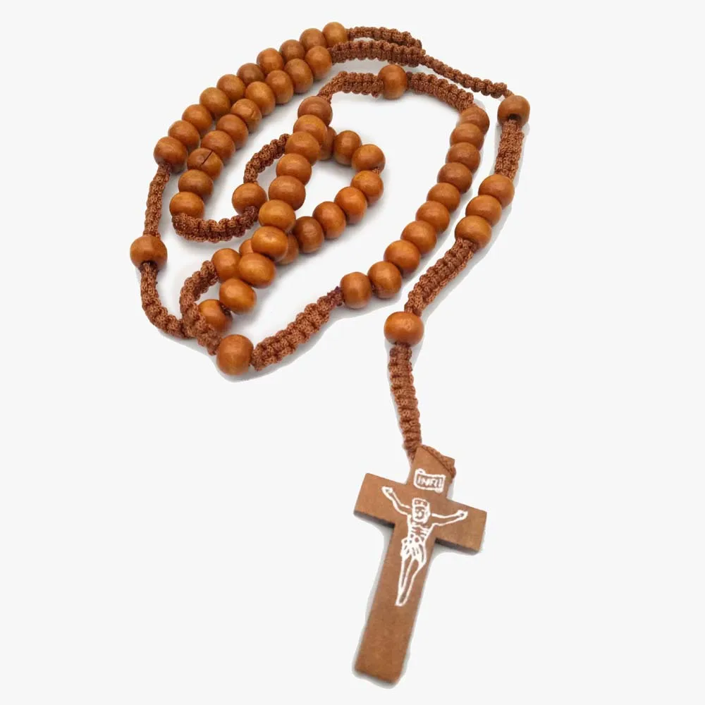 Catholic Rosary NecklaceHandmade Cross Necklace Religious Jewelry