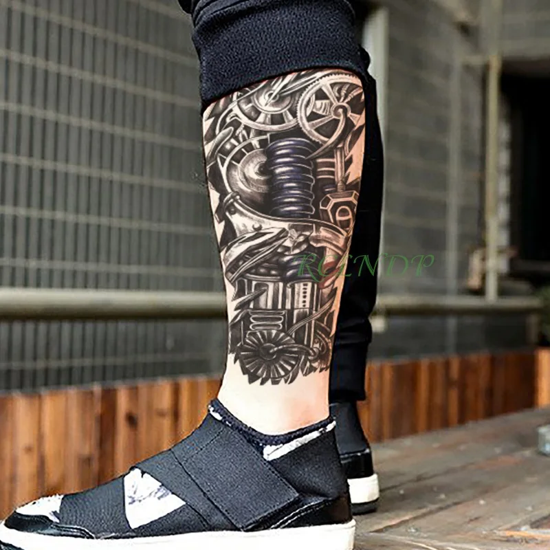 Водонепроницаемая Временная тату Наклейка 3D робот рука стикер s tatto флэш