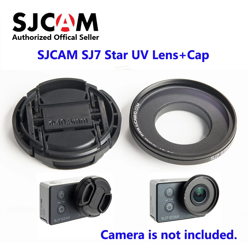 Original SJCAM SJ7 Star MC UV Lens 4 05cm with Protection Cap Anti Scratch Lens