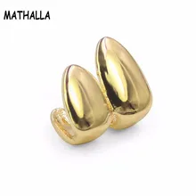 Хип-хоп Стоматологическое покрытие золото два Клыка Макияж реквизит вампир зубы-клыки Grillz