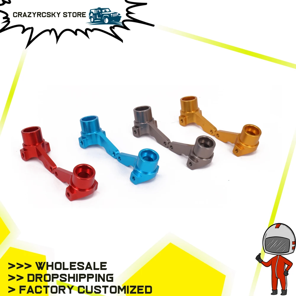

2PCS RCAWD Alloy Steering Hub Carrier For Rc Hobby Model Car 1/10 Kyosho Optima 4Wd Steering Blocks Knuckle Arm Buggy Off-Road