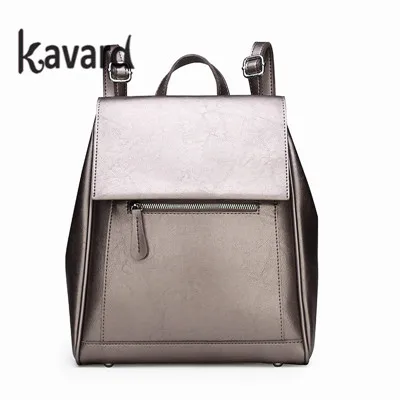 Kavard рюкзак женский из искусственной кожи модная сумка на плечо школьные рюкзаки