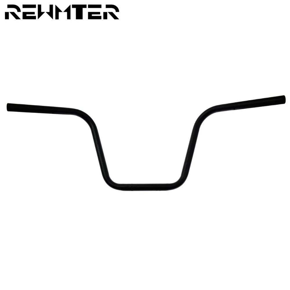 7/" 1" мотоцикл трекер супер высокий руль 25 мм черные ручки для Harley Sportster XL883 1200 для Suzuki для Honda