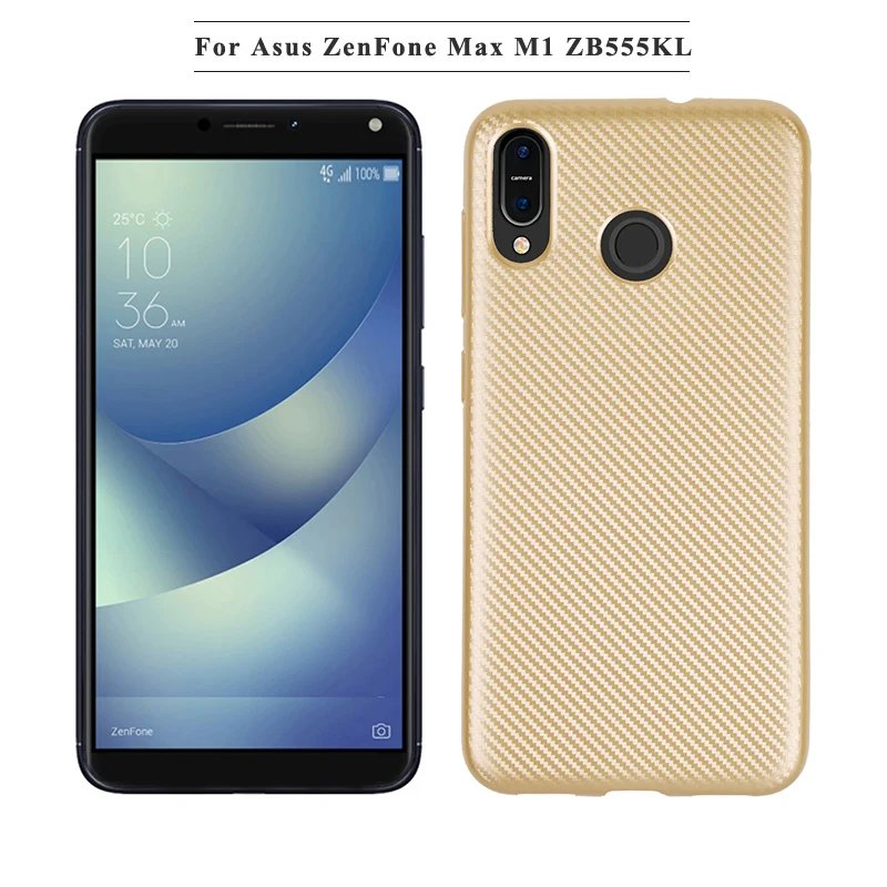 carbon fiber silicone case zenfone max m1 zb555kl (8)
