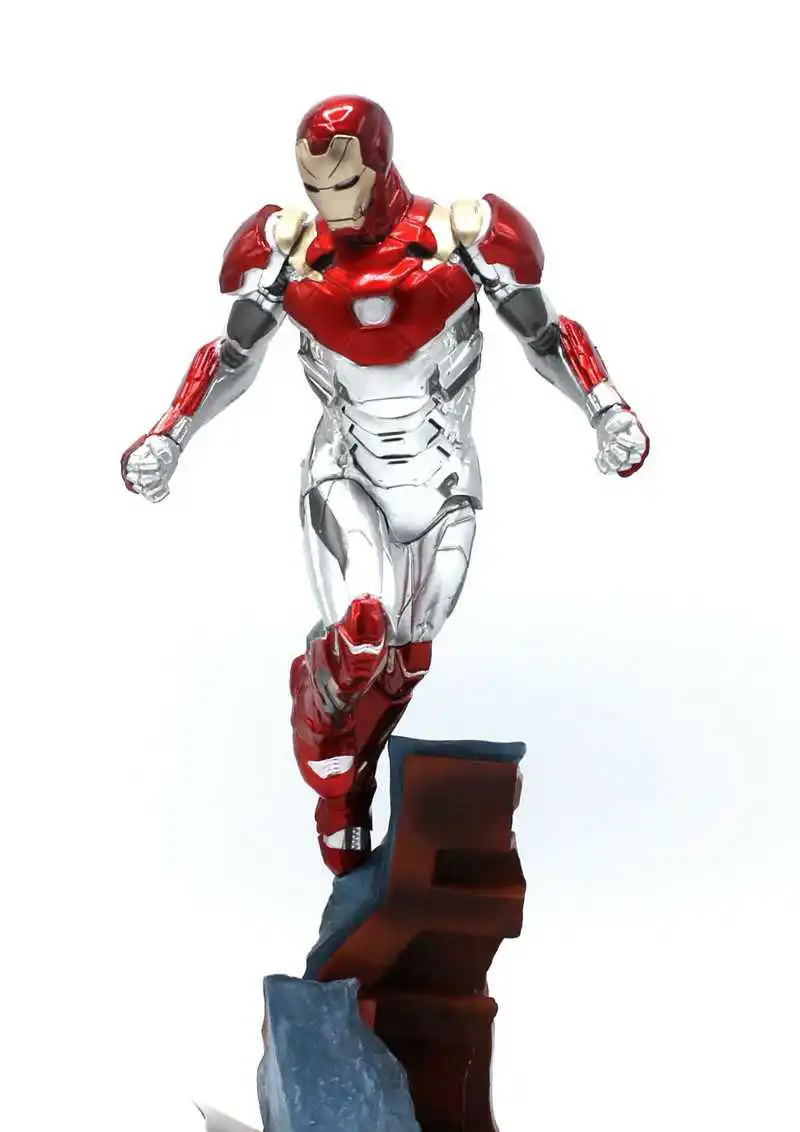 

New Avengers 4 Endgame Iron Man MK47 Mark 47 PVC Action Figures Toy Anime Avangers Infinity War Iron Man Thor Hulk Figurine Box