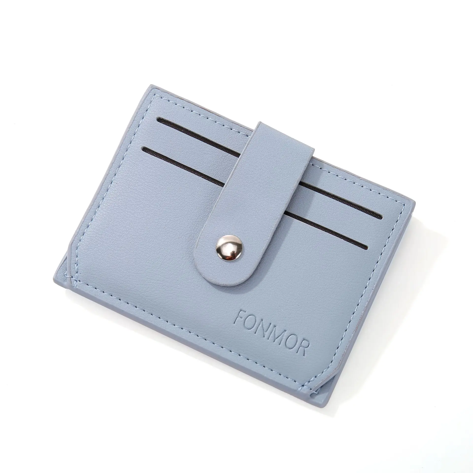 Summer Mini Buckle Purse Korean Style Light Card Package Multi-Card Bank Card Holder Male and Female Credit card Package