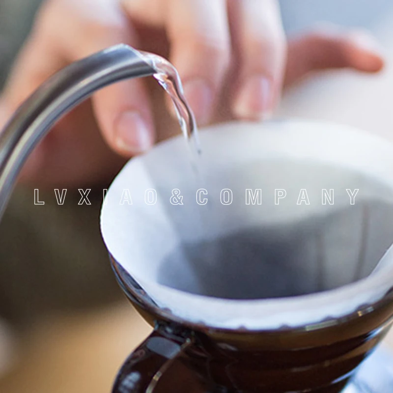 1 2/1 4 стакана V60 бумажный фильтр мола сырая древесная целлюлоза отбеленная