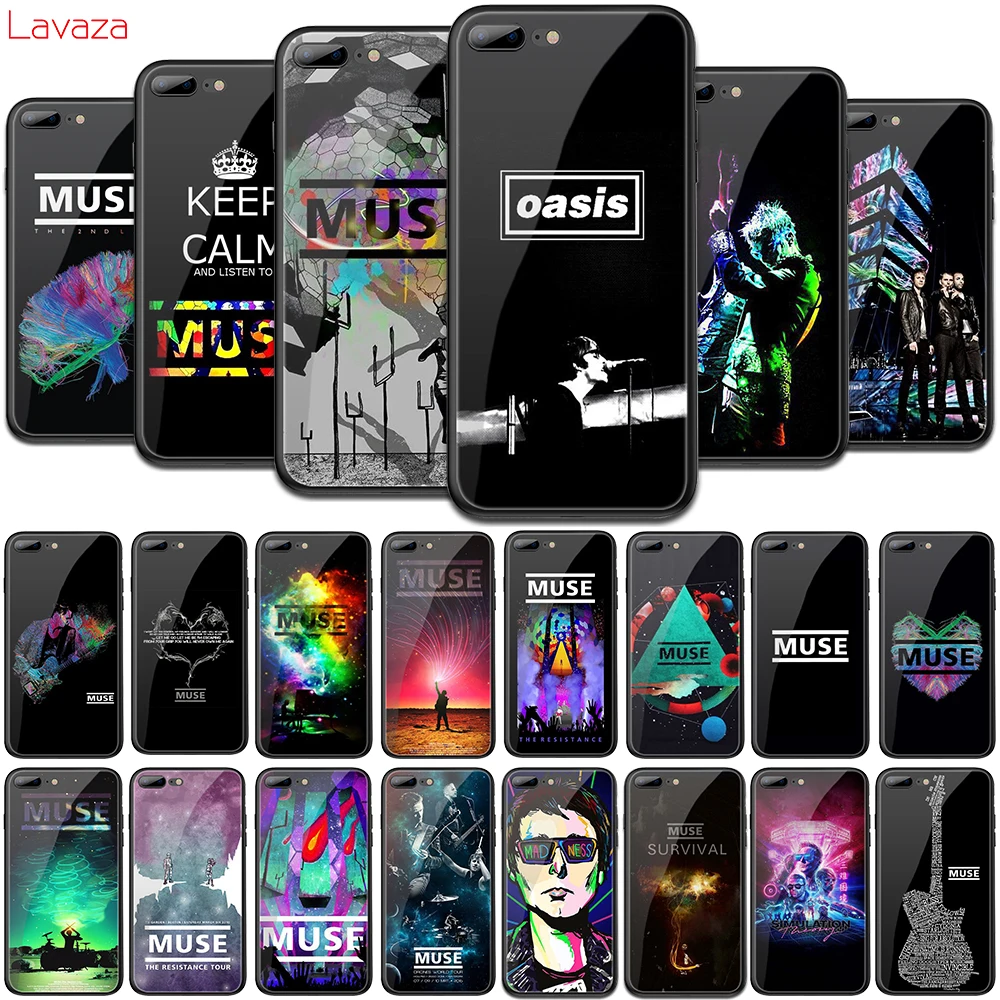 Мягкий чехол из закаленного стекла Lavaza MUSE для iPhone 6 6S 7 8 Plus 5 5S SE XR X XS 11 Pro MAX |
