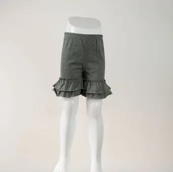 

Solid Mint Color Boutique Kids Shorts Summer Trousers Super Soft Cotton Persnickety Kids many colors Shorts Double Ruffled