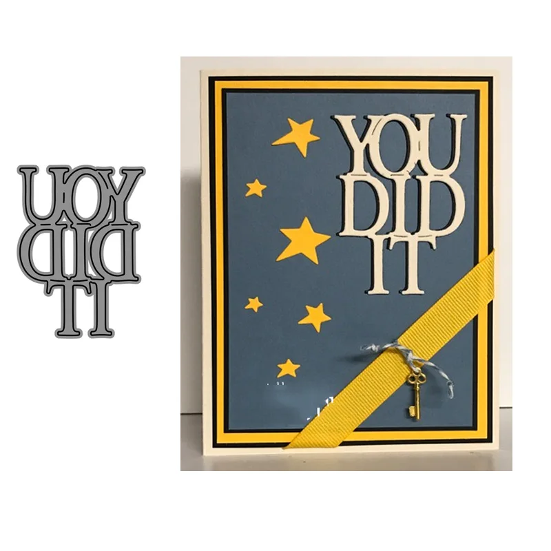 

AddyCraft Metal Cutting Dies letter Stencils for DIY Scrapbook Photo Album Paper Card Decorative Craft Embossing Die New