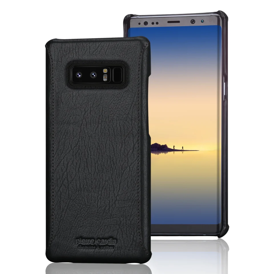 Чехол Pierre Cardin для samsung Galaxy Note 8, чехол на заднюю панель, Винтажный чехол из натуральной кожи для samsung Galaxy Note 8, сумка