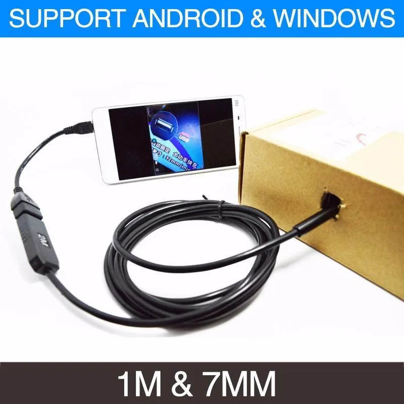 PC Endoscope Waterproof Borescope Inspection Tube Pipe Snake Camera (1)