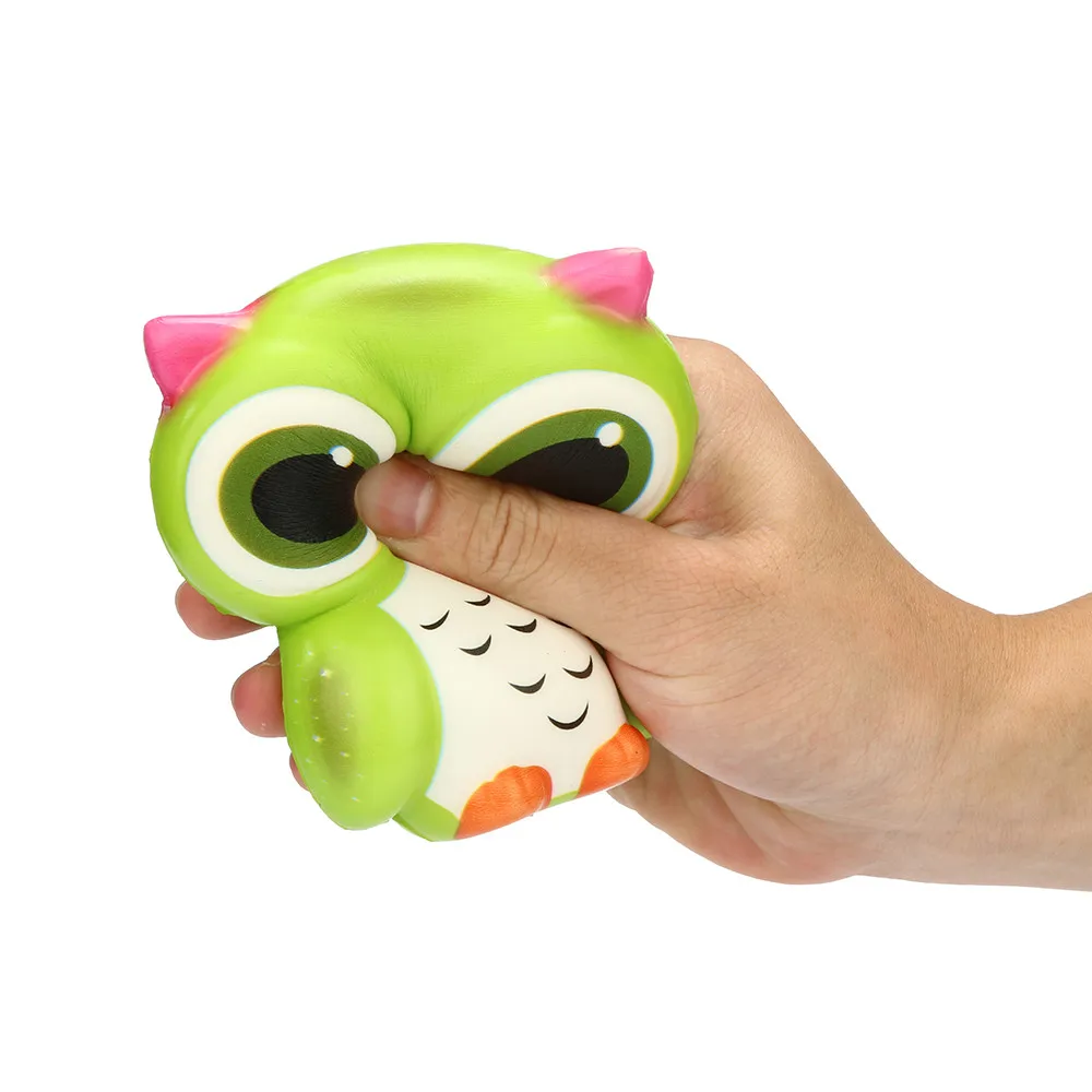 DIGOOD Adorable Owl Squishy Slow Rising Cartoon Doll Cream Scented Stress Relief Toy for Kids /& Adults