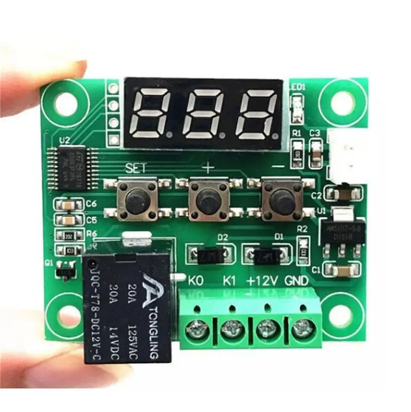 

DC 12V W1209WK W1209 Digital Thermostat Temperature Controller Regulator Thermoregulator Incubator NTC Sensor Meter Case