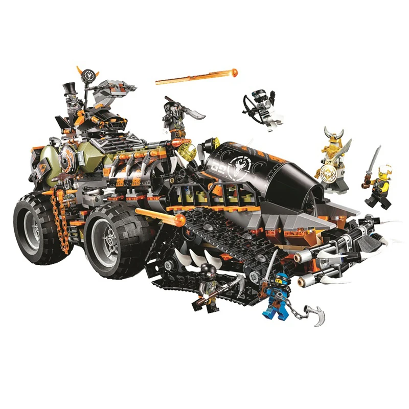 

Dieselnaut Set Compatible Legolist Ninjagoed 70654 Bela 10939 Lele 31153 Building blocks self-locking bricks kids toys gifts