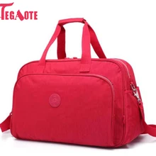 TEGAOTE, модная Женская дорожная сумка, большая вместительность, сумка для багажа, водонепроницаемая, портативная, для путешествий, сумка-тоут, женские сумки, Bolsas