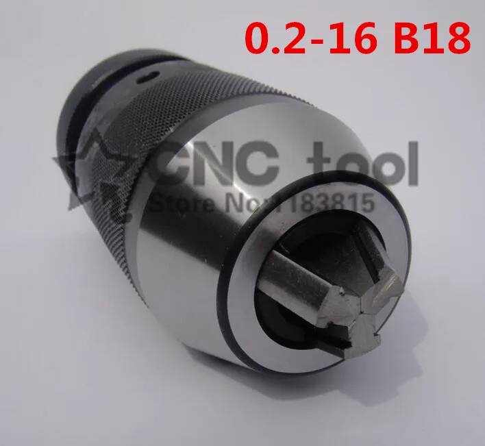 

1PCS Taper B18, 0.2-16mm Medium-sized keyless drill chuck closefisted drill chuck, accuracy: less than 0.1mm,Drill clamp tool