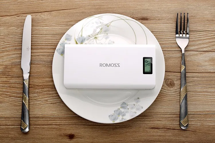 ROMOSS power Bank 20000 мАч Sense 6 Plus 18650 Внешняя батарея резервного питания 2 USB зарядное устройство для телефона samsung для iPhone