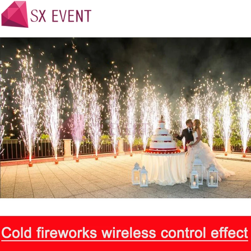 Дистанционный 9V машина фейерверков Искра фонтан холодная пиротехническая эффекты для свадебного мероприятия шоу сверкающие