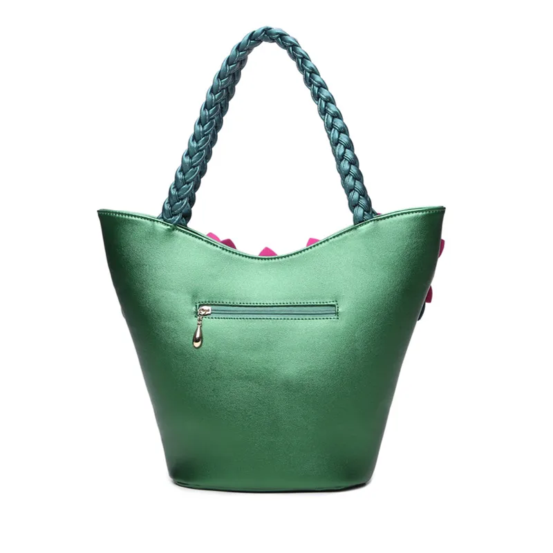 Сумка тоут женская летняя из экокожи с цветочным принтом|ladies bags|shoulder bagssingle shoulder bag