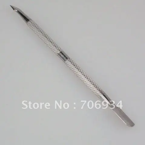 10 шт./Лот трость для кутикулы из нержавеющей стали|cuticle pusher|nail spoonpusher cuticle |