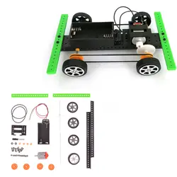 Мини батарея мощность автомобиля Комплект моделей конструктор развития игрушки науки и техники DIY подарок для детей обувь мальчиков