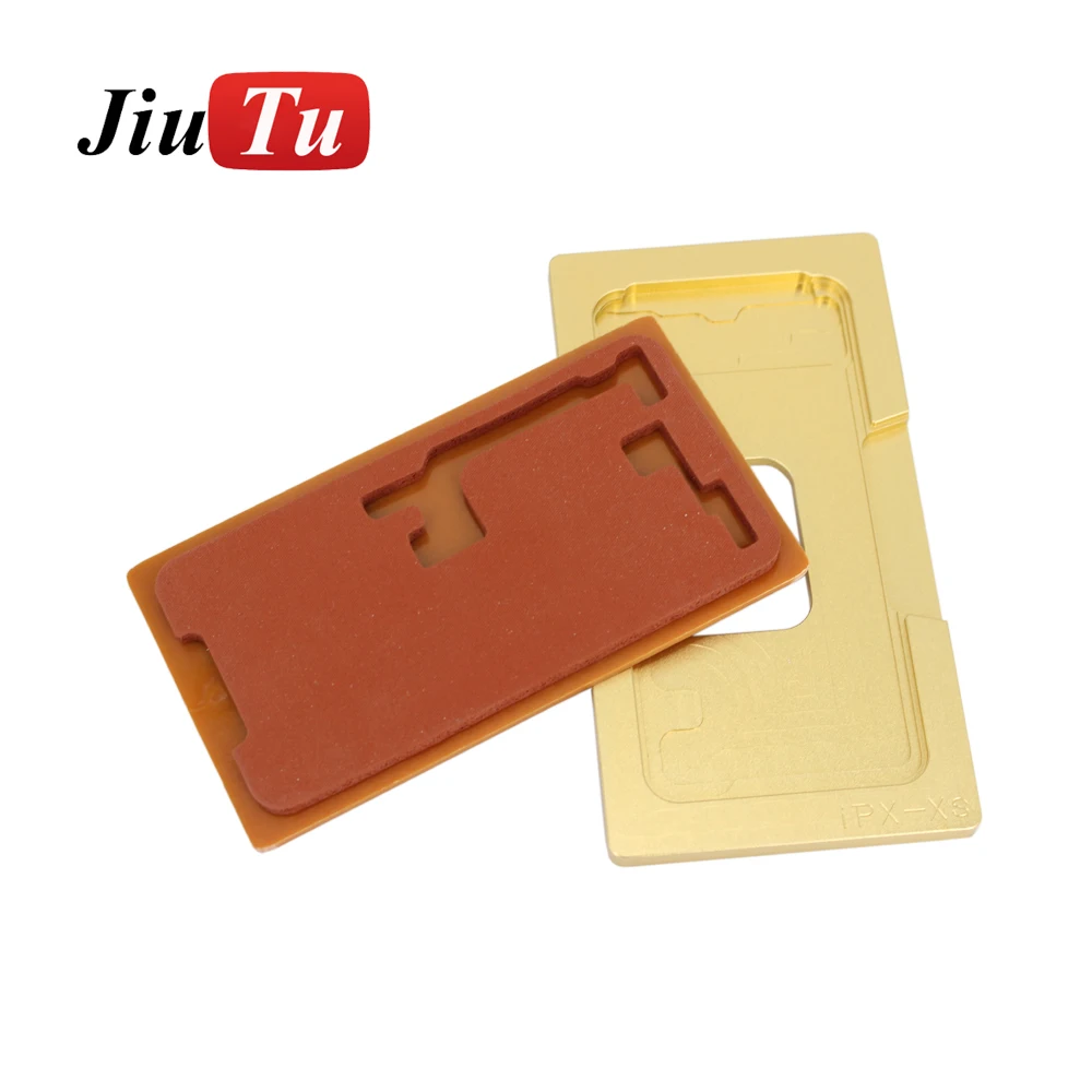 Model Alignment+Laminating Mold with Rubber For iPhone XS Cracked LCD Touch Screen by using Fix Machine (7)