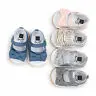 

Summer Infant Girls Soft Sole Shoes Sandals Denim Bowknot Cloth Toddler First Walker Gold Sandals Kid Baby Princess Shoes