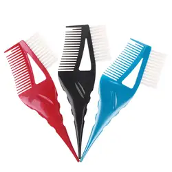 Нейлоновая Парикмахерская краска для волос для парикмахерских инструментов для укладки волос двойного назначения металлический кончик