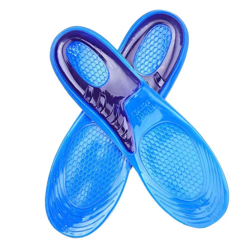 

2018 New Comfortable Silicone Anti-slip Gel Soft Sport Shoe Insole Pad = Orthopedic Arch Support Massage Insole