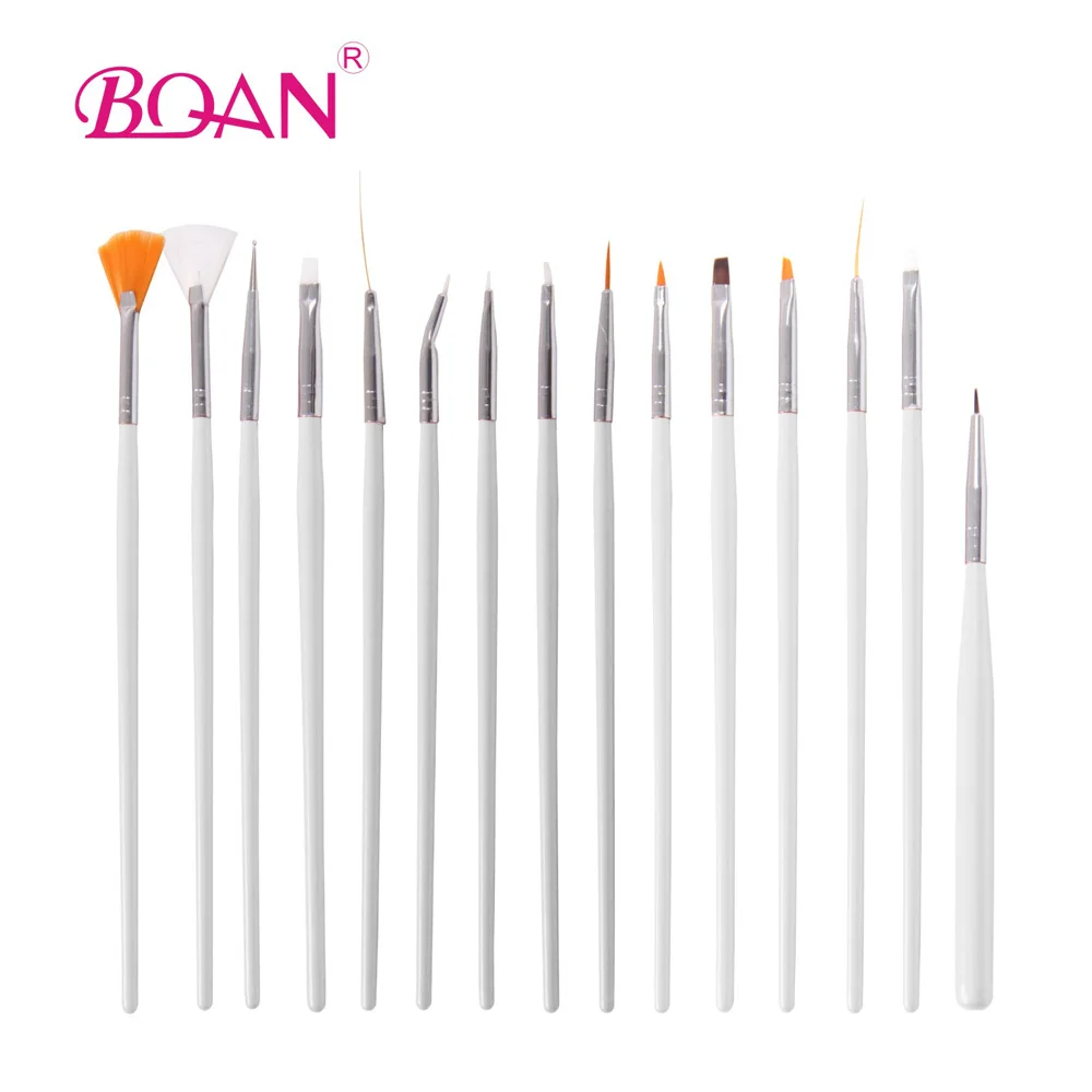 Buy Fashion 15pcs White Professional 3D Acrylic Nail