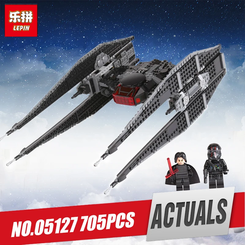 

Lepin 05127 Star The Tie Model Batman Fighter Sets Compatible legoinglys 75179 Wars Building Blocks Brick Boys Children Toys