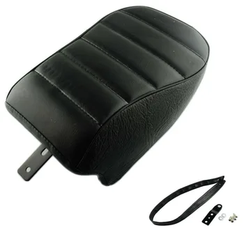 

New Motorcycle Black Stripe Leather Rear Passenger Pad Seat For Harley Sportster Iron XL883N XL 883 883N 2016 2017 16 17