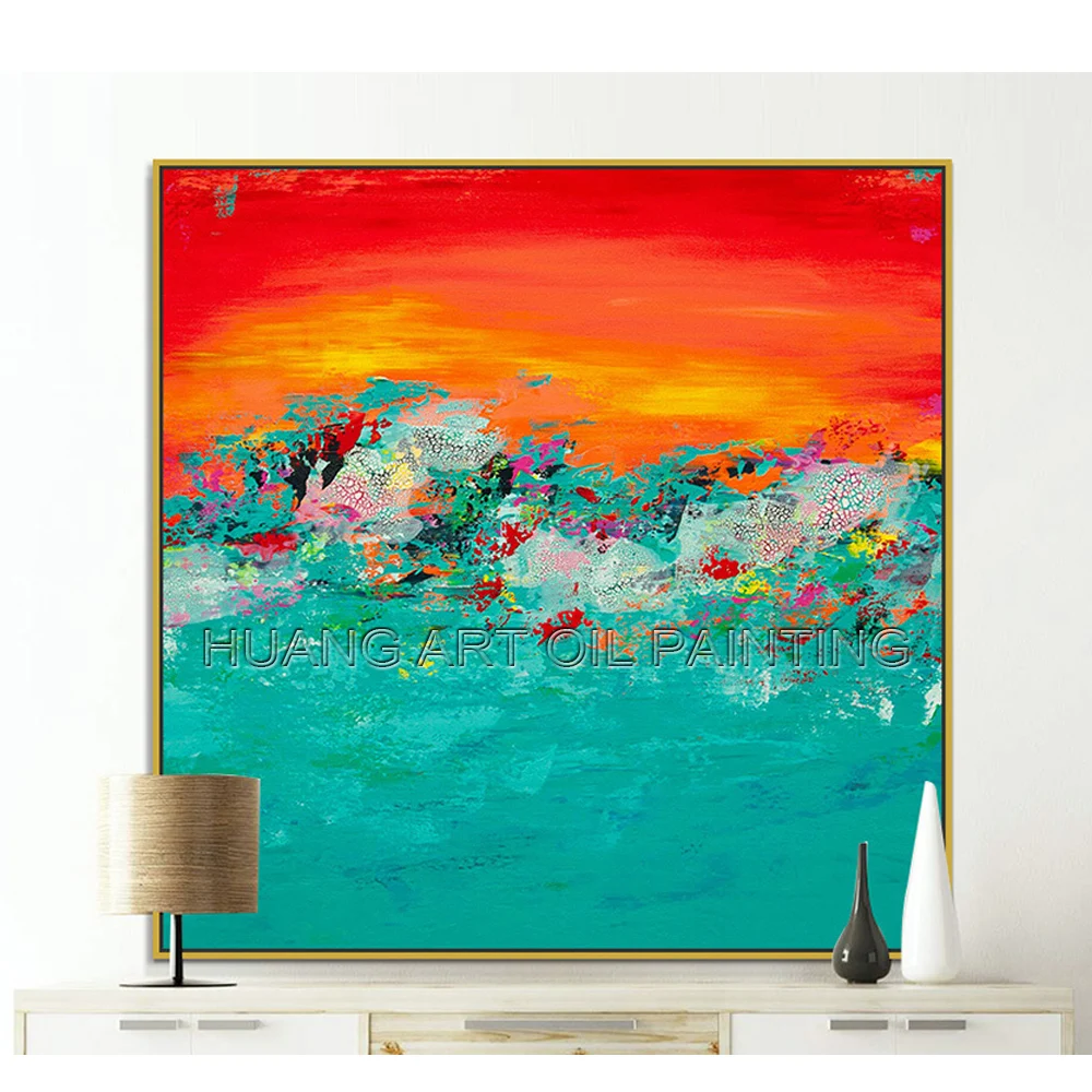 

Artist Hand-painted High Quality Modern Abstract Rich and Colorful Oil Painting on Canvas Handmade Large Abstract Oil Painting