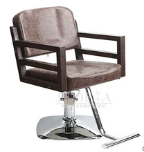 The new barber chair Solid wood hairdressing chair The chair Europe type restoring ancient ways 
