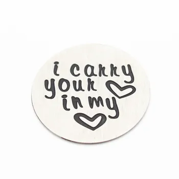 

Stainless steel 22mm large silver i canny youn in window plate floating plate for 30mm floating locket diy Glass Lockrt