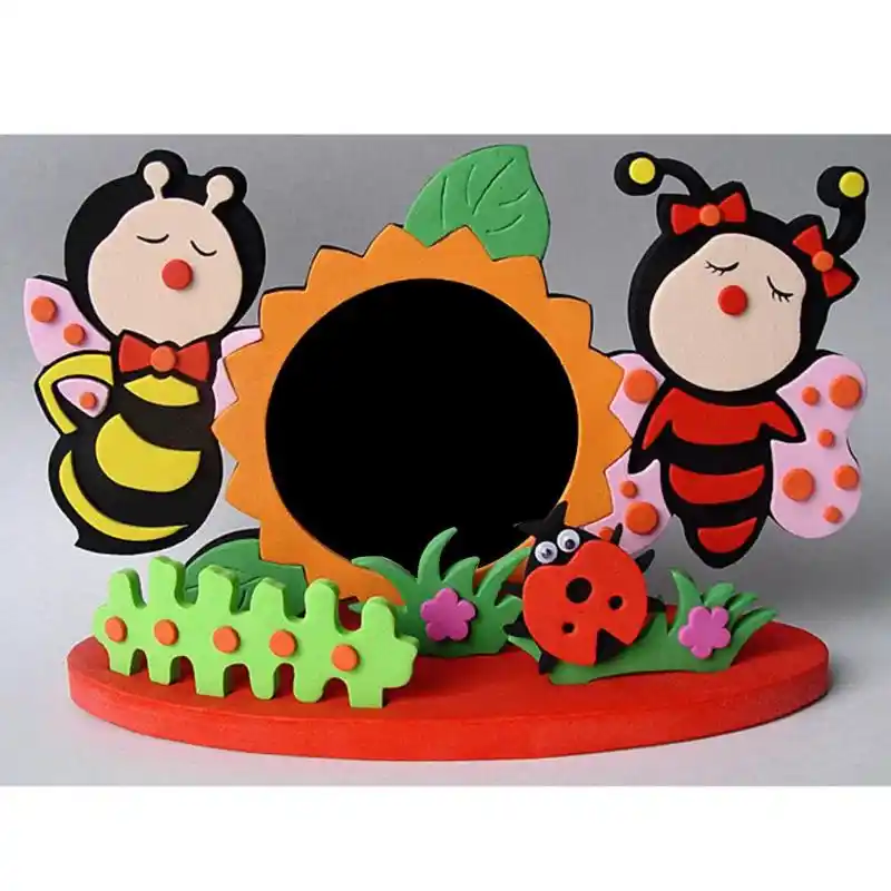 Pendidikan 3d Stiker Eva Foam Lucu Kartun Bingkai Foto Anak Anak Diy Kerajinan Foto Frame Buatan Tangan Permainan Mainan Kerajinan Puzzle Hadiah Aliexpress
