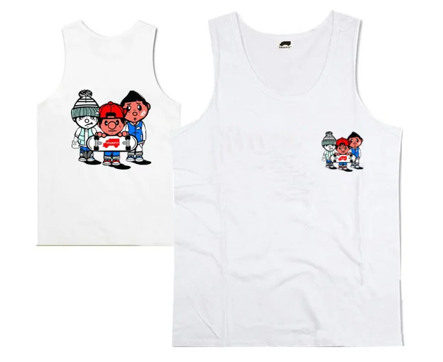 

2019 new style casual hip hop high quality for trukfit men's muscle tank tops 100% cotton for men and women O-neck