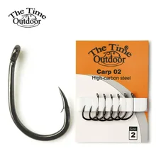 1 pack high carbon stahl karpfen 02 Haken hohe starke karpfen angeln angelhaken mit größe 2 #-8 # für karpfen angeln de pesca