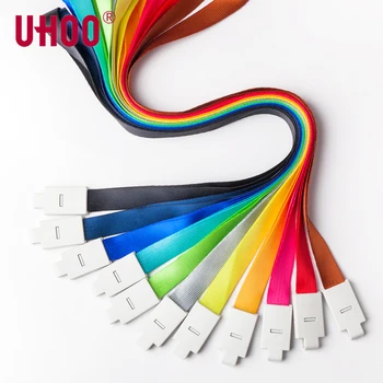 

4pcs/lot UHOO Lanyard for Exhibition Card ID Card Holder Available Lanyard Wholesale 15mm 6722 Name Badge Holder