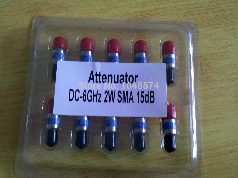 Buy 10Pcs/lot 2W SMA Attenuator 15dB DC 6.0GHz coaxial