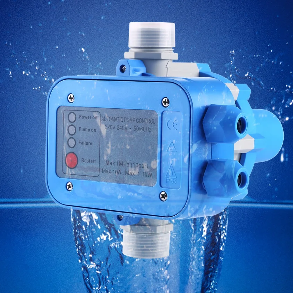 

AC 220v-240v Automatic Water Pump Pressure Controller Control Switch Unit Electronic Switch Use for House/ Courtyard Garden
