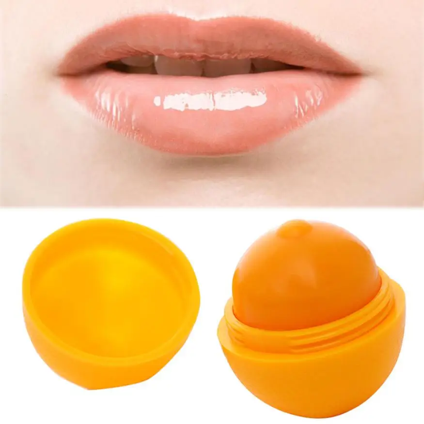Lemon Balm Ball Portable Smooth Moisturizing Sphere Lip Pomade Lipstick ...