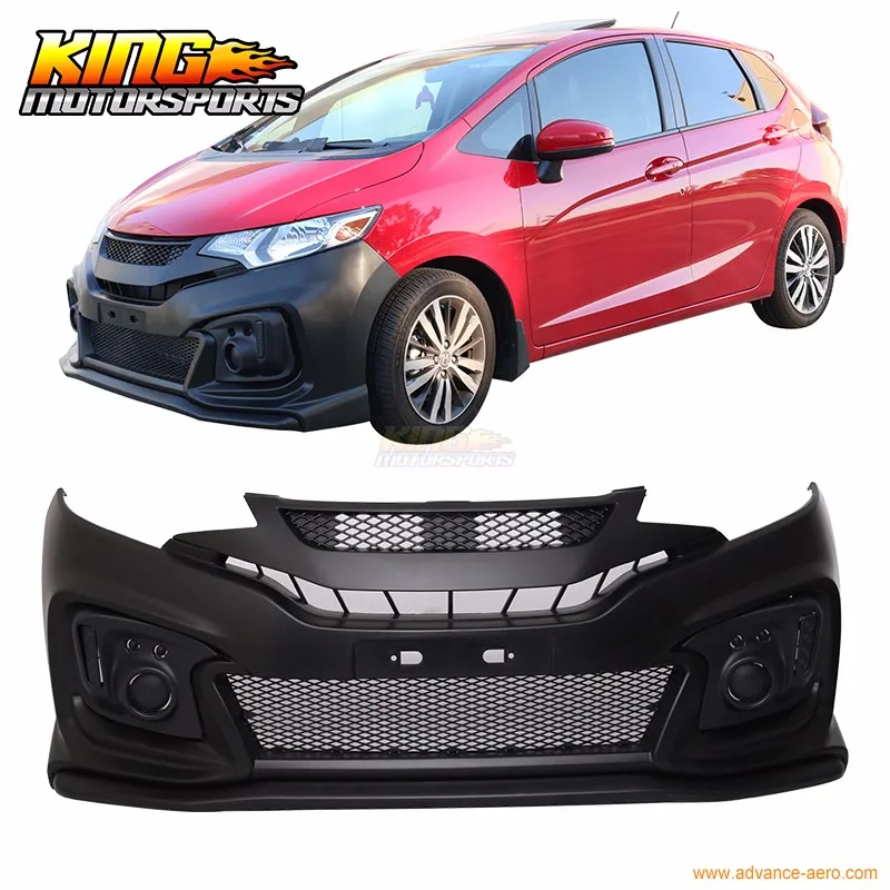 Fit For 15 16 Honda Fit Gk5 Jazz Mugen Rr Style Front Bumper Conversion Pp Usa Domestic Free Shipping Front Bumper Mugen Rrmugen Front Bumper Aliexpress