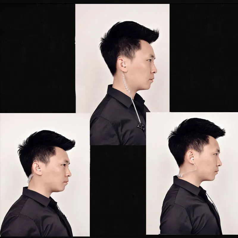 how-to-wear-Universal-Acoustic-Air-Tube-Earpiece-For-FM-Radio